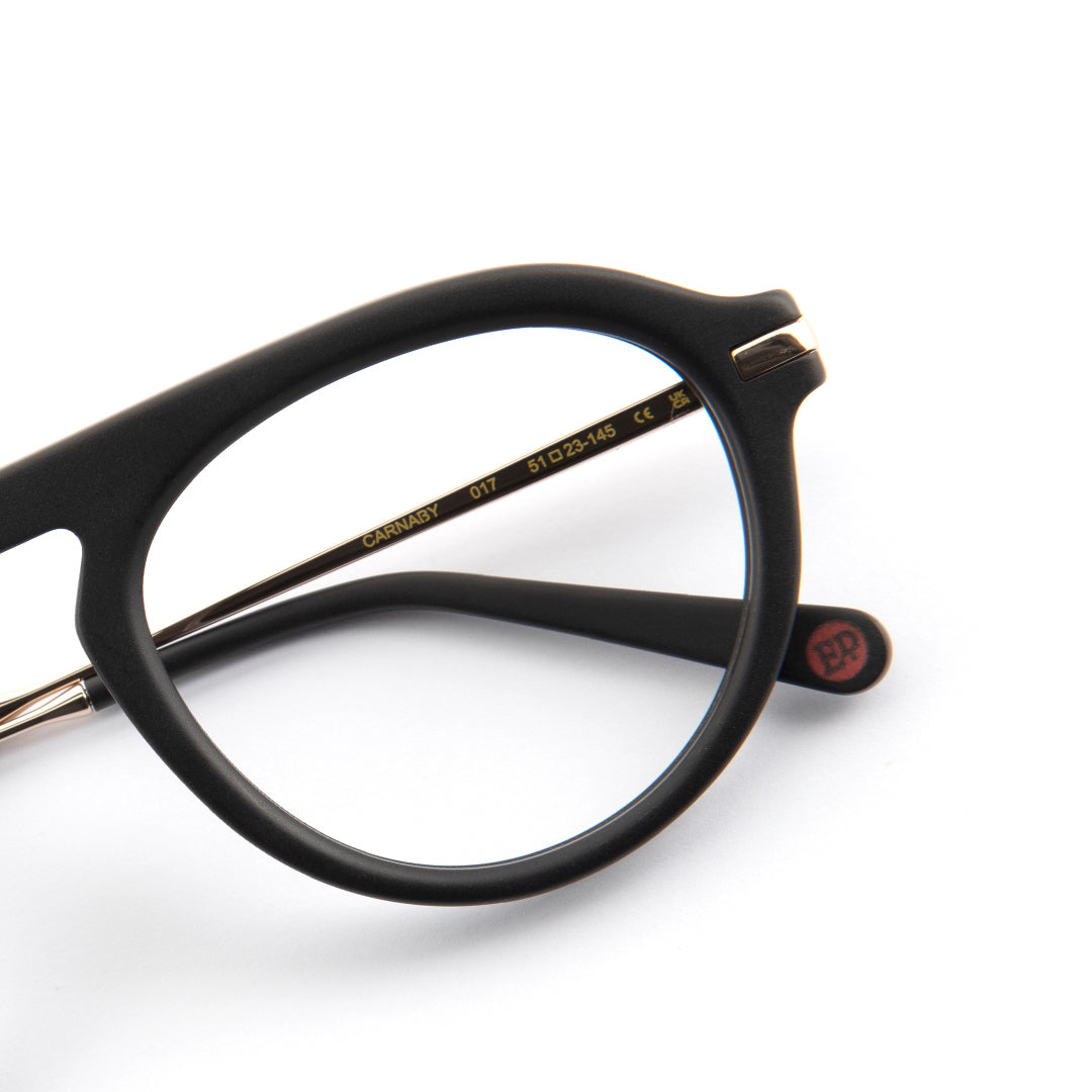Carnaby Spectacles in Matt Black