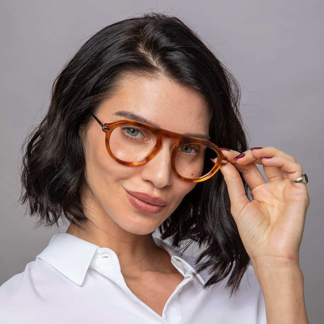 Carnaby Spectacles in Caramel Tortoiseshell
