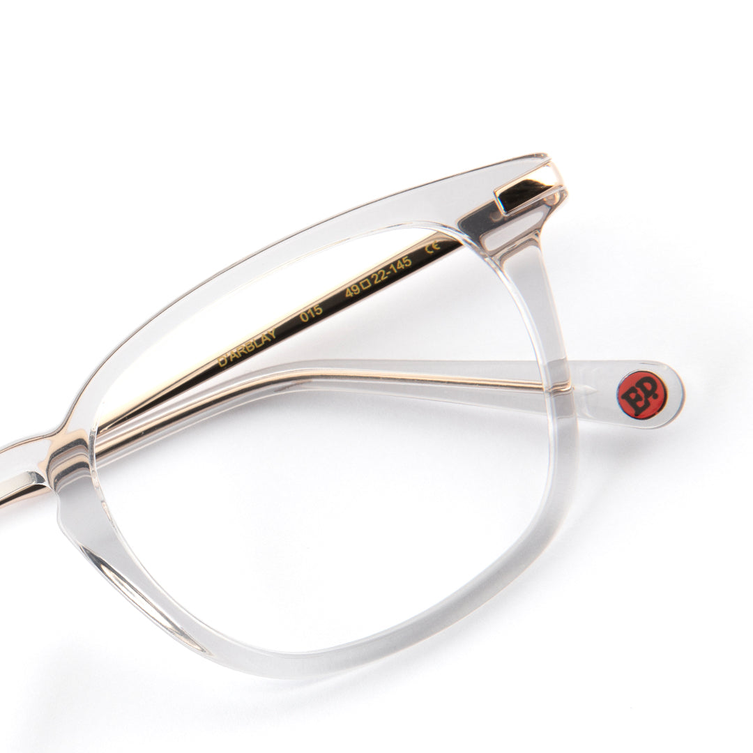 D'Arblay Spectacles in Silver Crystal