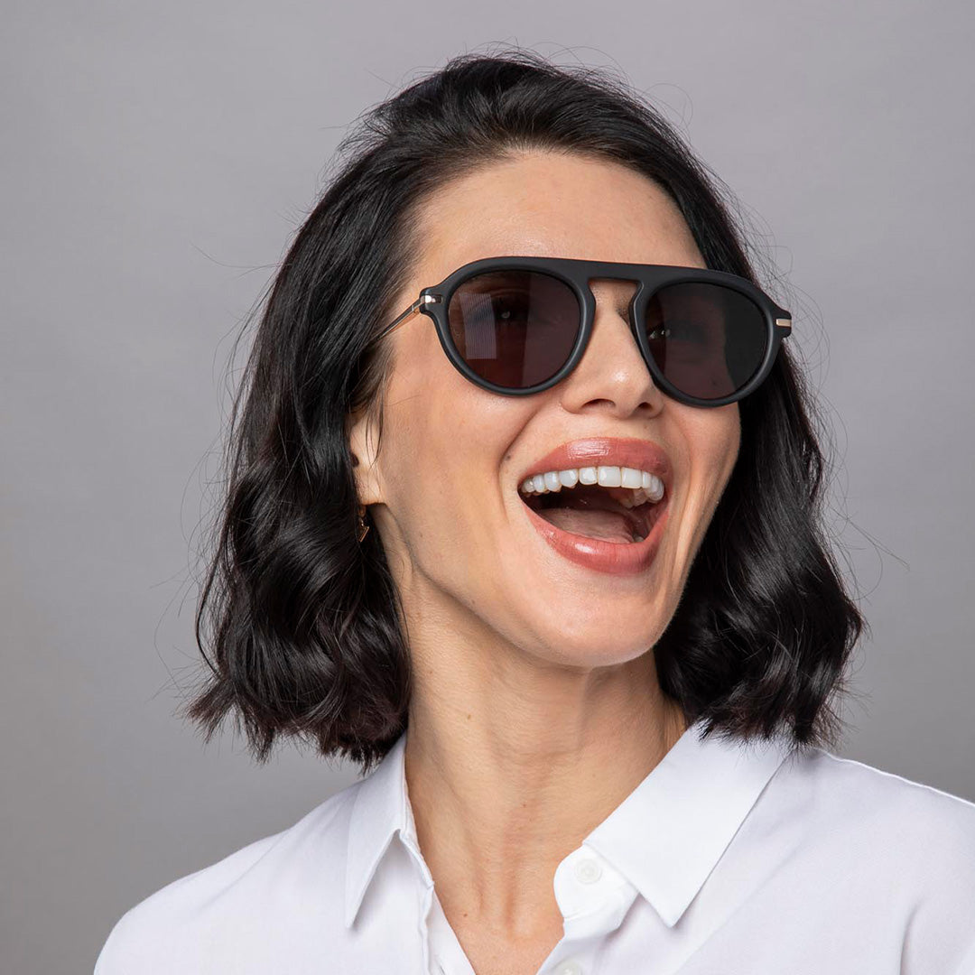 Carnaby Sunglasses in Matt Black