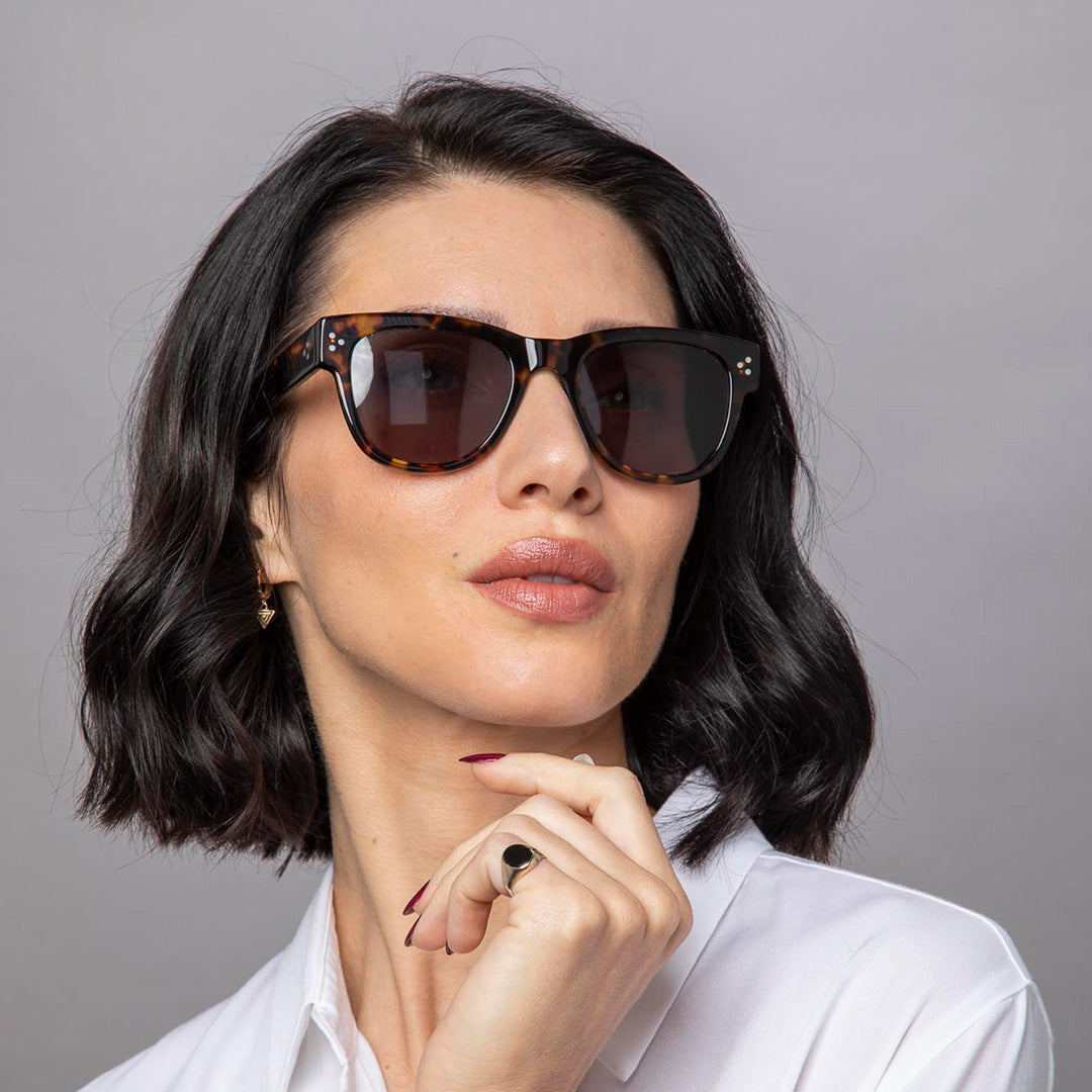 Portland Sunglasses in Jungle Crystal