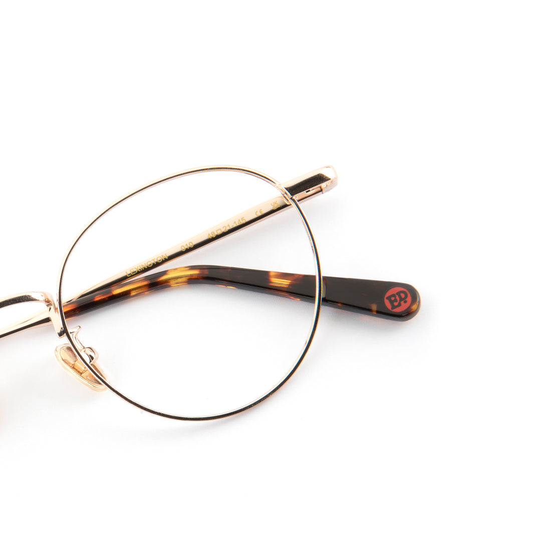 Lexington Spectacles in Light Gold