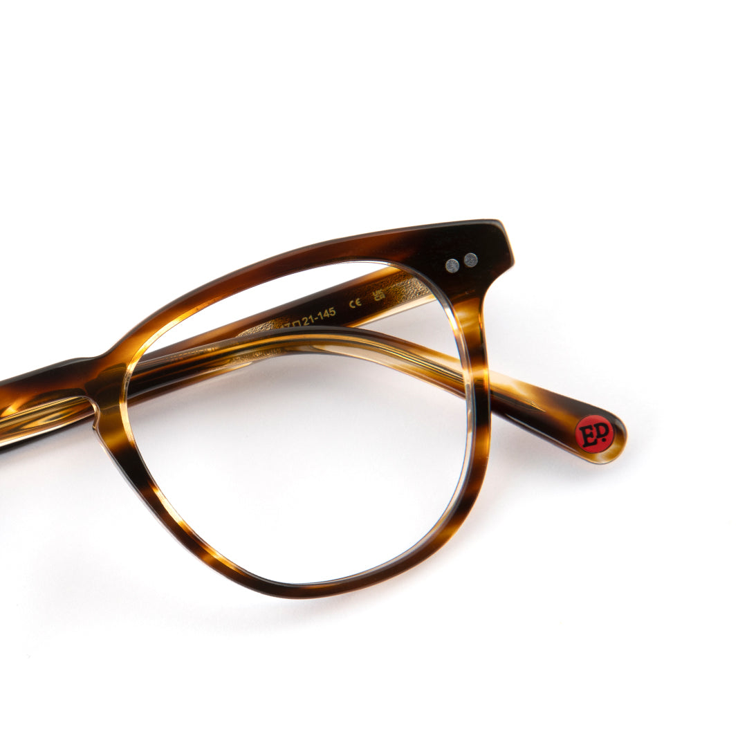 Wardour Spectacles in Striped Tortoiseshell
