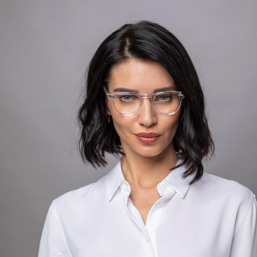 Wardour Spectacles in Crystal