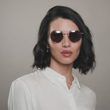 Lexington Sunglasses in Rose Gold