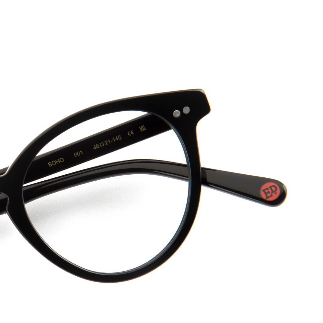 Soho Spectacles in Black