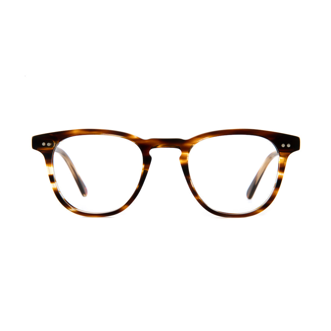 Wardour Spectacles in Striped Tortoiseshell